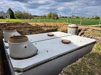detailní reference, Betonová požární nádrž 45 m3, kozlov u křižanova, db betonové jímky